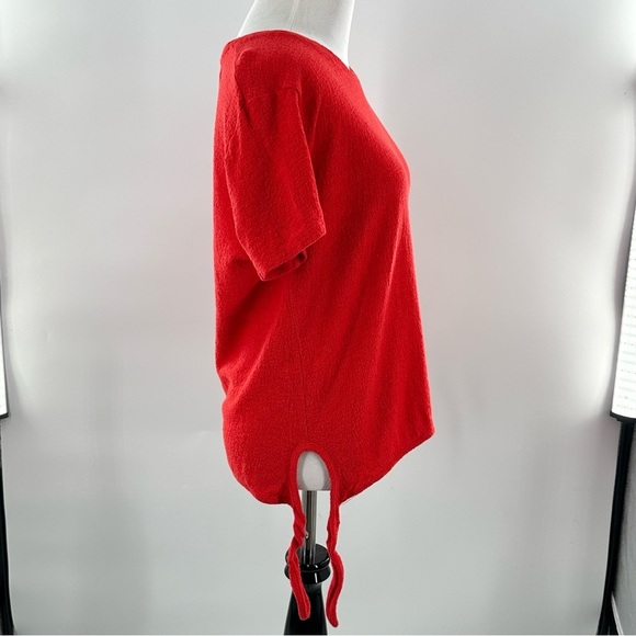 Madewell womens top size M red short sleeve - Picture 3 of 8